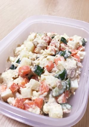 ツナとじゃがいものコロコロポテトサラダ-レシピのメイン写真
