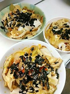 豆腐の卵とじ丼-レシピのメイン写真