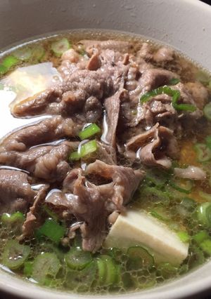 大阪ミナミの味 千とせ風 肉吸い-レシピのメイン写真