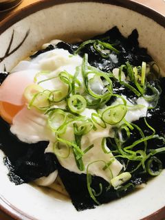 めんつゆで簡単●味つけ海苔&玉子うどん-レシピのメイン写真