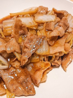 簡単!豚バラ白菜の鶏ガラ醤油餡掛け-レシピのメイン写真