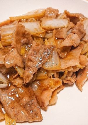 簡単！豚バラ白菜の鶏ガラ醤油餡掛け-レシピのメイン写真