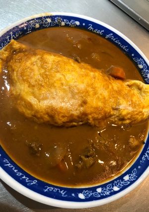 残りカレーでオムカレー-レシピのメイン写真