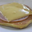 ホットケーキのハムチーのせ♪