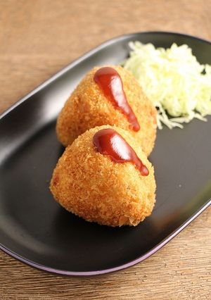簡単！おにぎりコロッケ☆ハムオニオン-レシピのメイン写真