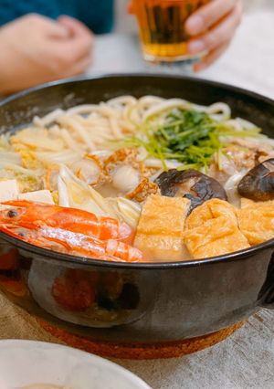 うどんすき-レシピのメイン写真