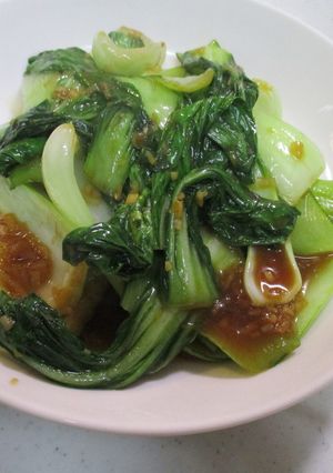 チンゲン菜のオイスターソース炒め-レシピのメイン写真