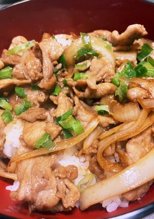 超簡単！特製ぶた丼！-レシピのメイン写真
