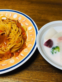 赤カブの映えピンクスープ〜パスタ添え〜-レシピのメイン写真