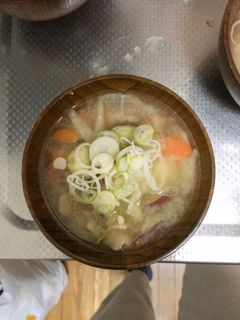 簡単!冷凍豚汁の具とさつまいもの豚汁-レシピのメイン写真
