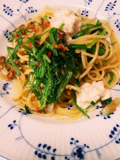 白子とセリのパスタ-レシピのメイン写真