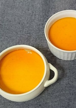 〈適量レシピ〉かぼちゃプリン-レシピのメイン写真