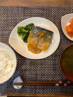 塩鯖でサバのマーマレード味噌煮-レシピのメイン写真
