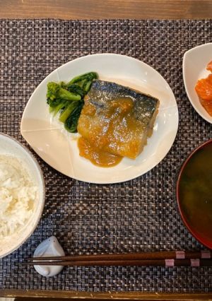 塩鯖でサバのマーマレード味噌煮-レシピのメイン写真