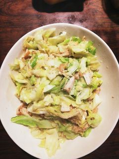 鶏キャベ榎の塩麹炒め★☆-レシピのメイン写真