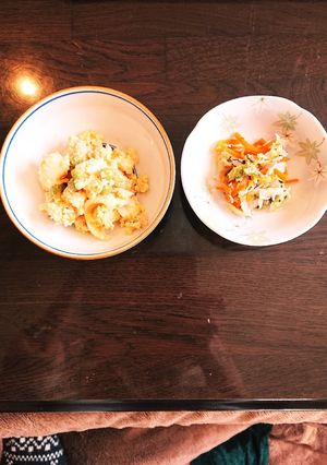 母のユリ根と鯛の子の卵とじです-レシピのメイン写真