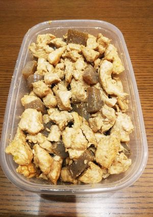 作り置き　むね肉とこんにゃくの甘酢炒め-レシピのメイン写真
