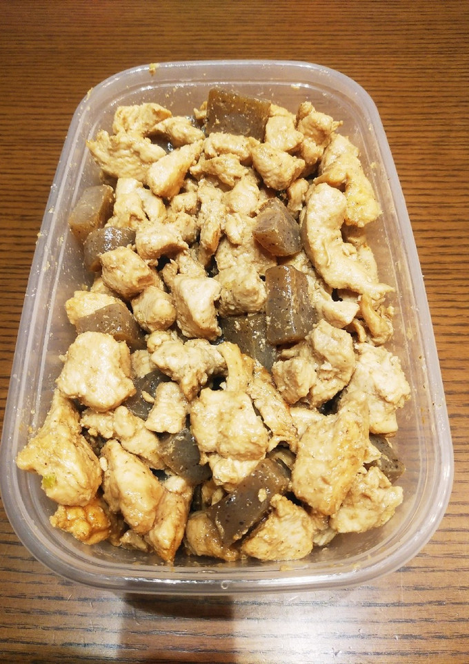 作り置き　むね肉とこんにゃくの甘酢炒め-レシピのメイン写真
