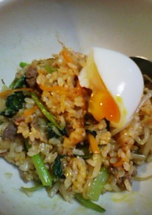 安い！簡単！美味しい石焼きビビンバ風☆-レシピのメイン写真
