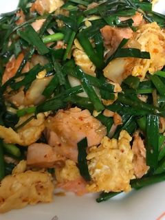 鮭と卵のキムチ炒め-レシピのメイン写真