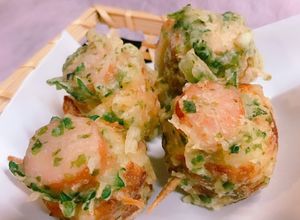 ちくわとソーセージの磯辺揚げ-レシピのメイン写真