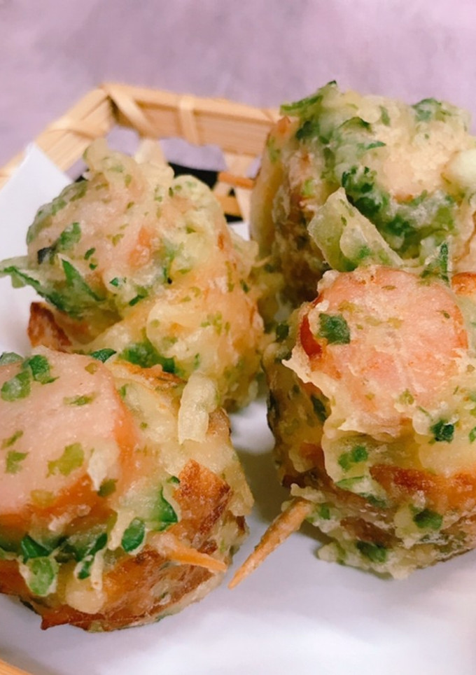 ちくわとソーセージの磯辺揚げ-レシピのメイン写真