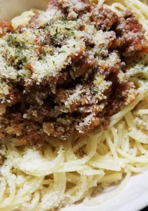 栄養満点【和風】ミートソース【パスタ】-レシピのメイン写真