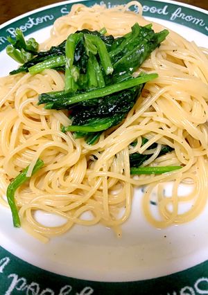 ほうれん草パスタ-レシピのメイン写真