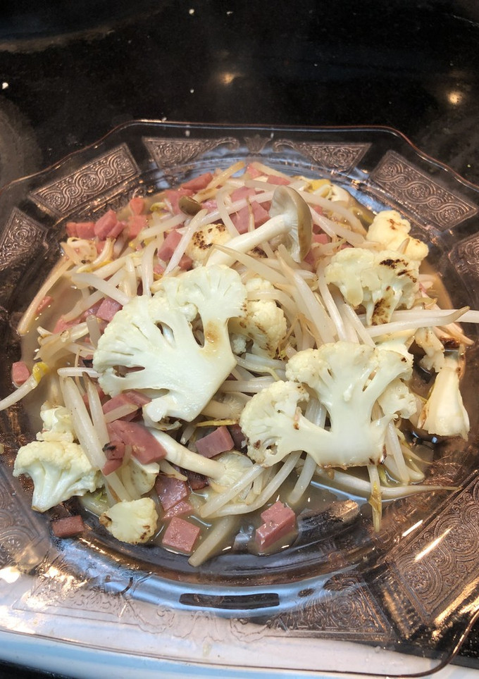 カリフラワーとサラミのささっと炒め-レシピのメイン写真