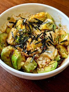 アボカドと豆腐の甘辛和え-レシピのメイン写真