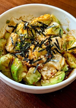 アボカドと豆腐の甘辛和え-レシピのメイン写真