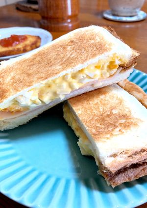 煮たまごサラダのサンドイッチ-レシピのメイン写真