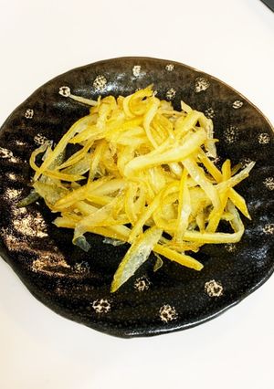 砂糖をまぶさない、艶々レモンピール-レシピのメイン写真