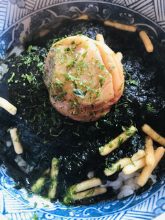 お茶漬け●味つけ海苔+梅干しののり茶漬け-レシピのメイン写真