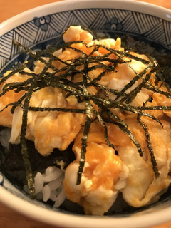 シンプル●海苔&半熟玉子のしょう油味醂丼-レシピのメイン写真