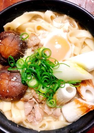 冬にぴったり味噌煮込みうどん-レシピのメイン写真