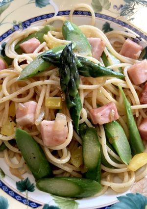 10分で完成！アスパラ＆ベーコンパスタ-レシピのメイン写真