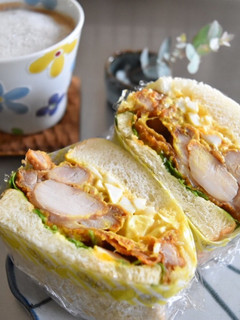 フライドチキンサンド-レシピのメイン写真