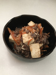 《簡単》牛肉豆腐炒め-レシピのメイン写真