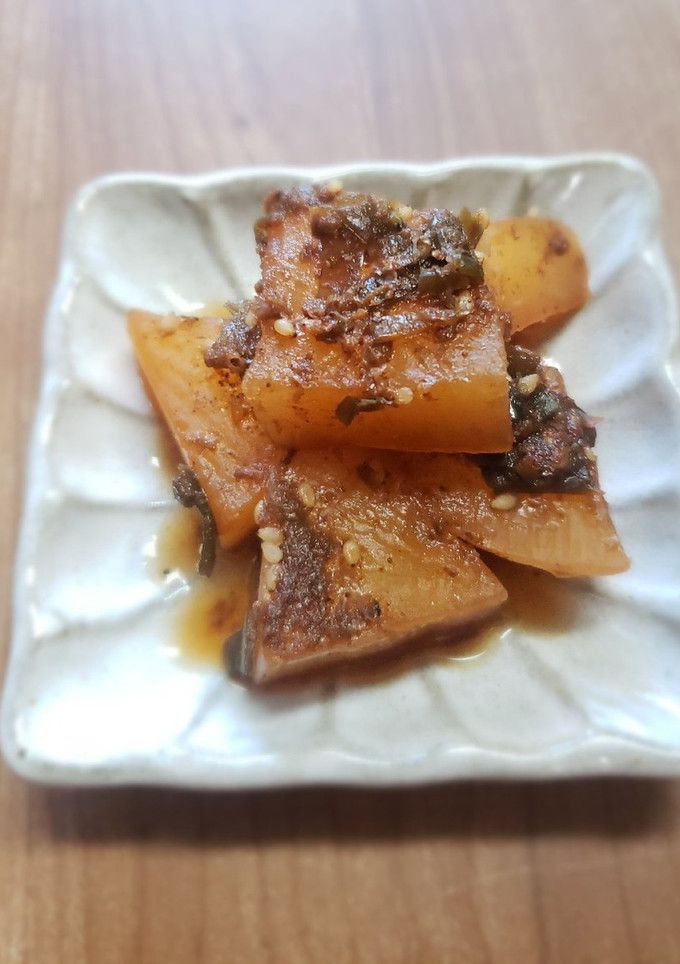 ふじっこおかか昆布で♪簡単すぎ大根の煮物-レシピのメイン写真