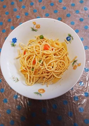 人参ドレッシングでスパゲティサラダ-レシピのメイン写真