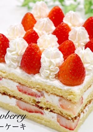 ナッペ不要！簡単スクエアケーキ-レシピのメイン写真