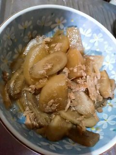 大根とツナ缶の煮物♡-レシピのメイン写真