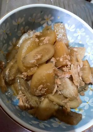 大根とツナ缶の煮物♡-レシピのメイン写真