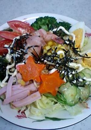 野菜たっぷり★ラーメンサラダ-レシピのメイン写真