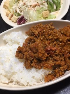 簡単!カレー粉で作るキーマカレー-レシピのメイン写真