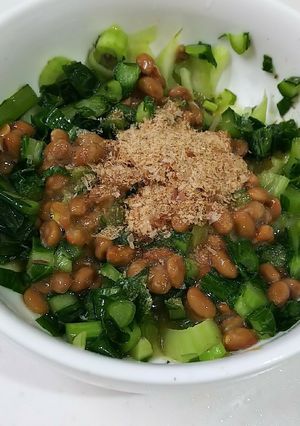 おかか野沢菜納豆-レシピのメイン写真