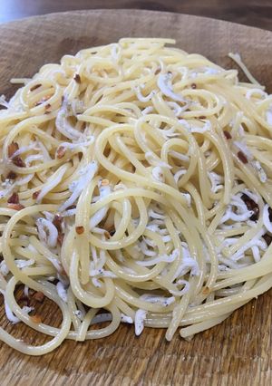 しらすだけ！簡単ペペロンチーノ-レシピのメイン写真