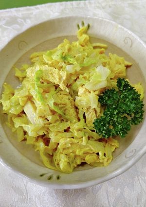 ささみ&鶏胸肉キャベツのマヨカレーサラダ-レシピのメイン写真