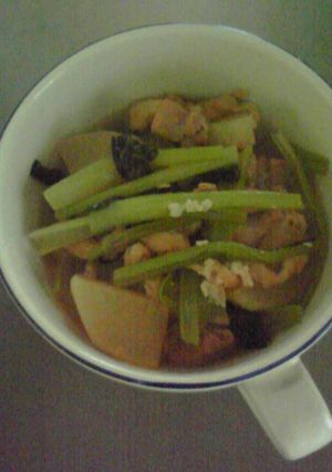 鶏肉と大根・小松菜の炒め煮-レシピのメイン写真